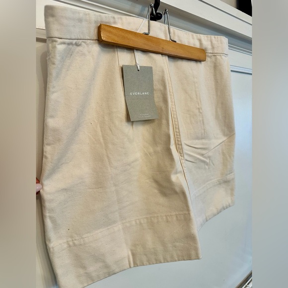 Everlane Cream the Canvas Stamp Mini Skirt - Picture 5 of 5